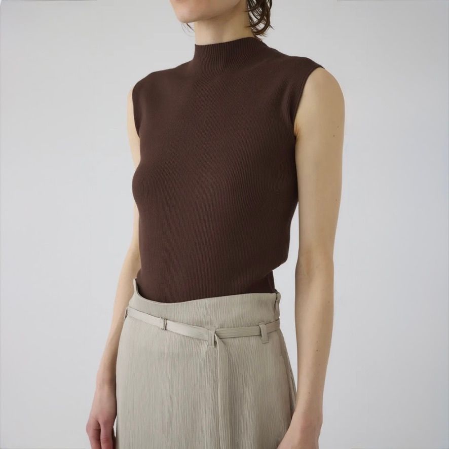 【残り一点】Washable Basic N/S Knit