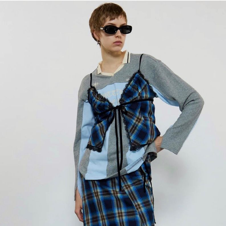 【残り一点】Fruttaring Heart Stripe Long Sleeve T-shirt