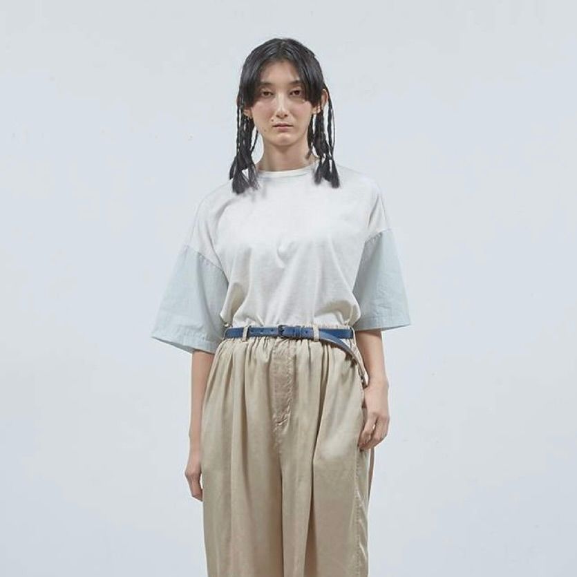 【残り一点】シャツ切替ワイドT