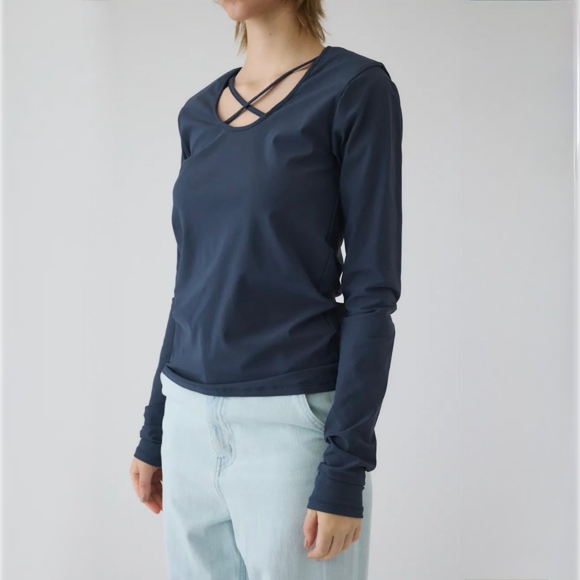 【残り一点】Cross Strap Skin Tops