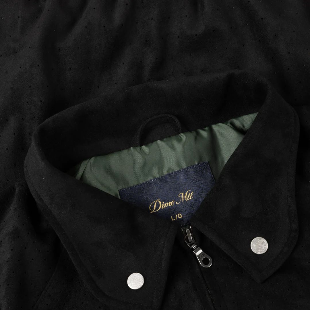 【残り一点】Perforated Faux Suede Jacket