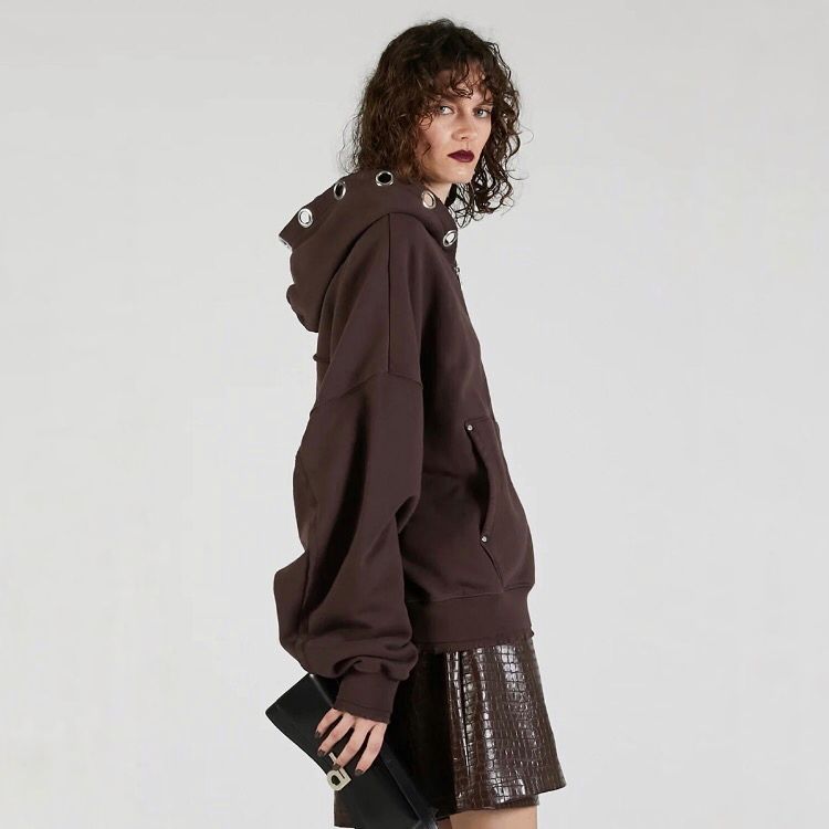 【残り一点】Eyelet Hoodie Parka