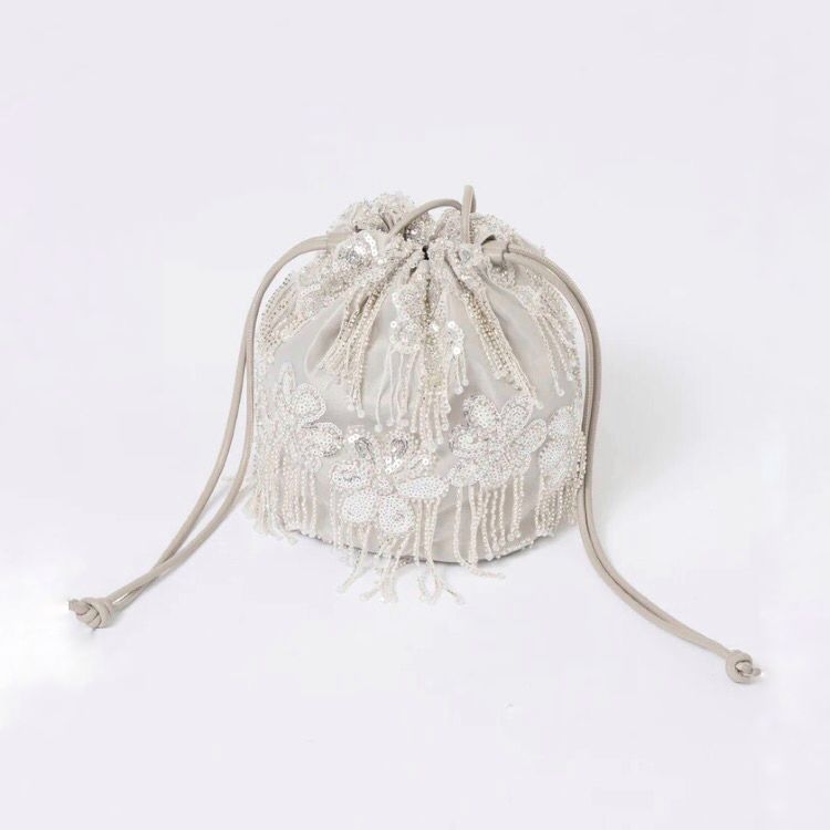 【残り一点】Multi Fabric Drawstring Bag