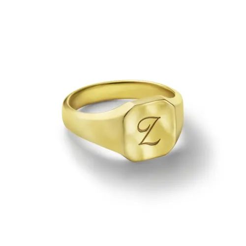 【お取り寄せ注文可能】Signet Ring No.2(K10 YELLOW GOLD)