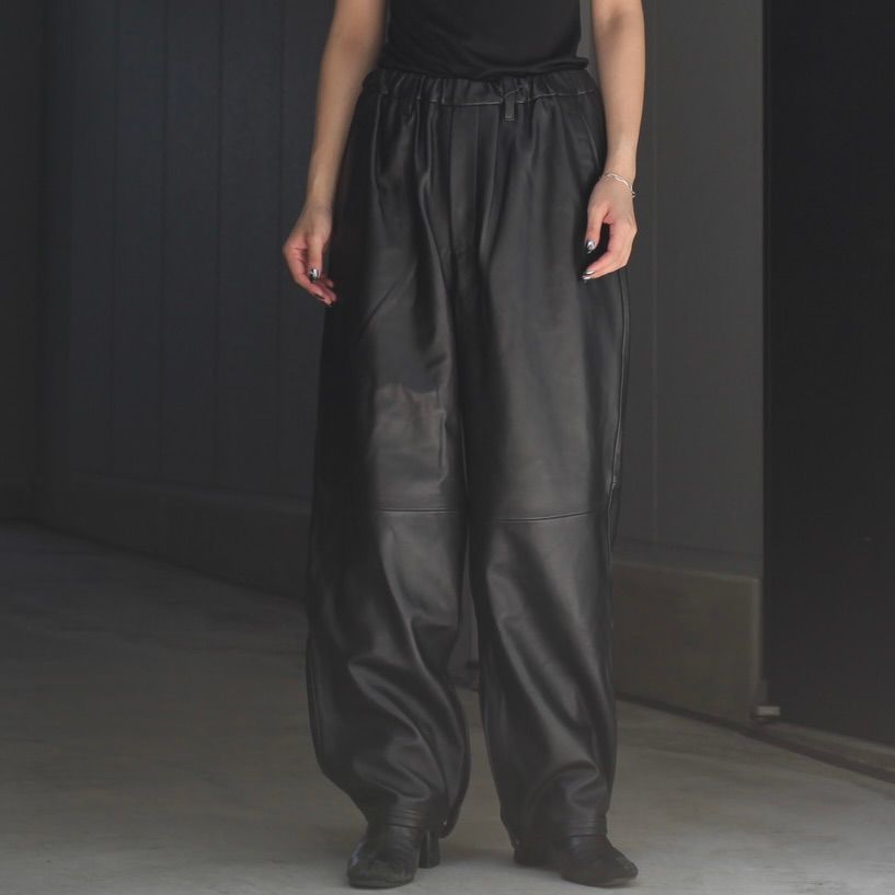 【残り一点】Sheep Leather Easy Trousers