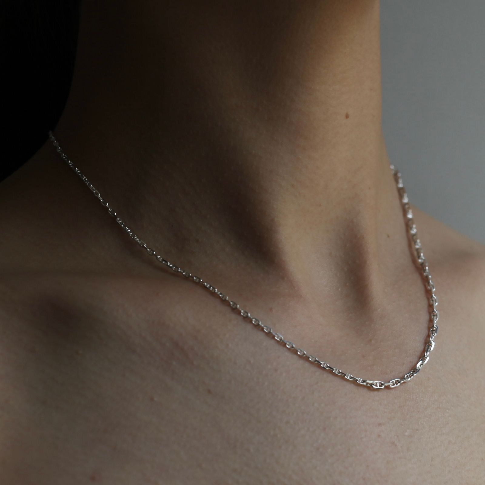 【残り一点】Gradient Anchor Chain Necklace T-BAR