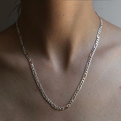 【残り一点】Light Curb Chain Necklace(SILVER)