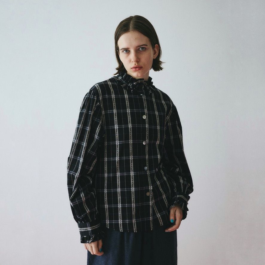 【残り一点】Frill Neck Shirt