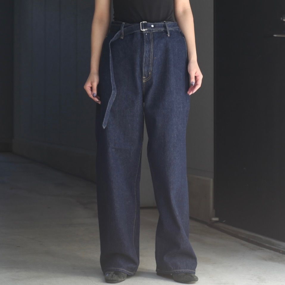 【残り一点】Belted Trousers(ONE WASH)
