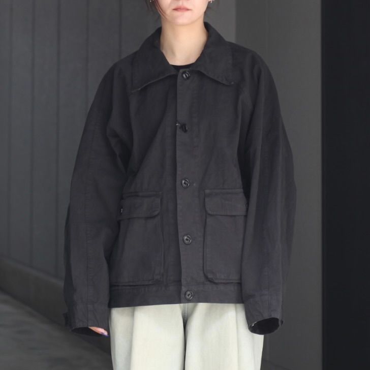 【残り一点】ガーメントダイオーバーサイズブルゾン