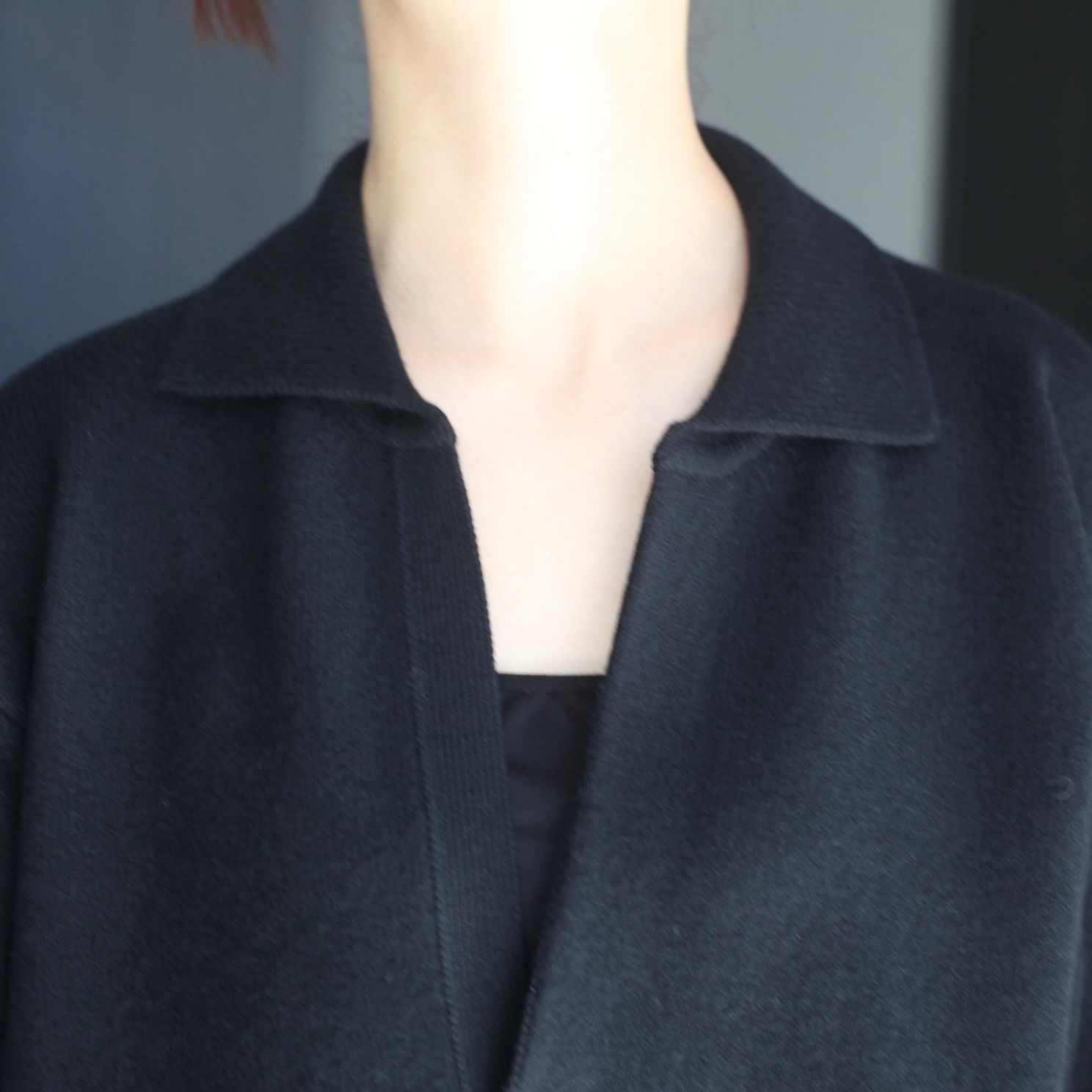 【残りわずか】Extra Fine Wool Knit Skipper LS