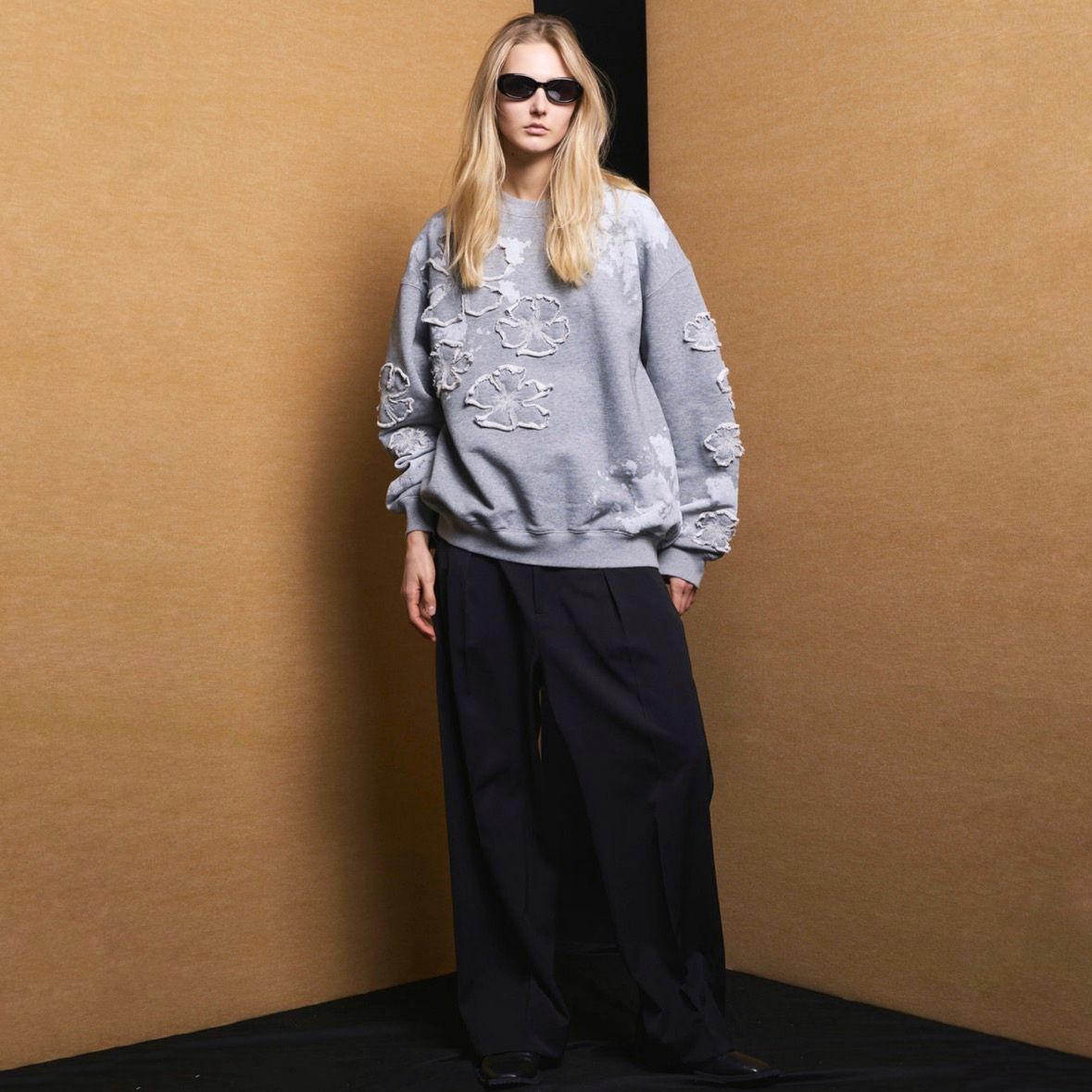 【残り一点】TW Worsted One-tuck Prime-Wide Tapered Slacks