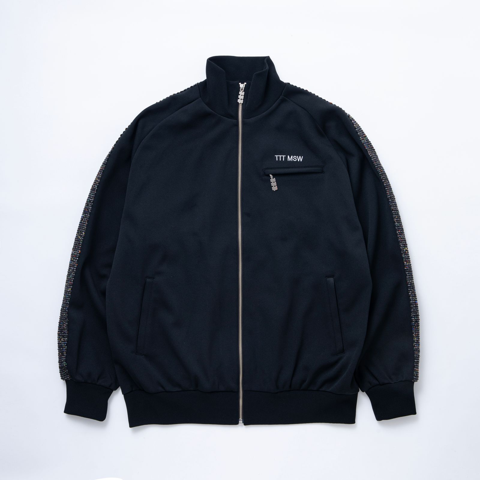 TTT MSW Track suit jacket Black表地POLYESTE - ブルゾン