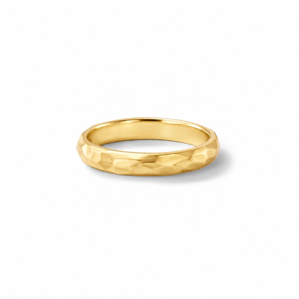 【お取り寄せ注文可能】Crack Round Ring(K18 YELLOW GOLD)