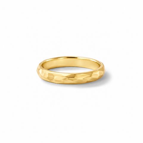 【お取り寄せ注文可能】Crack Round Ring(K18 YELLOW GOLD)