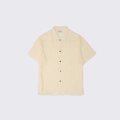 【残り一点】Rib Knit Sheer Shirt