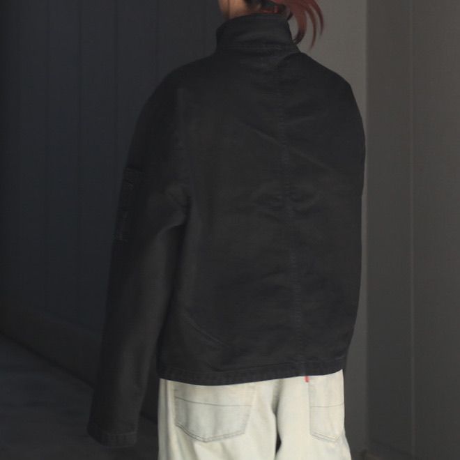【残り一点】High Collar Canvas Jacket
