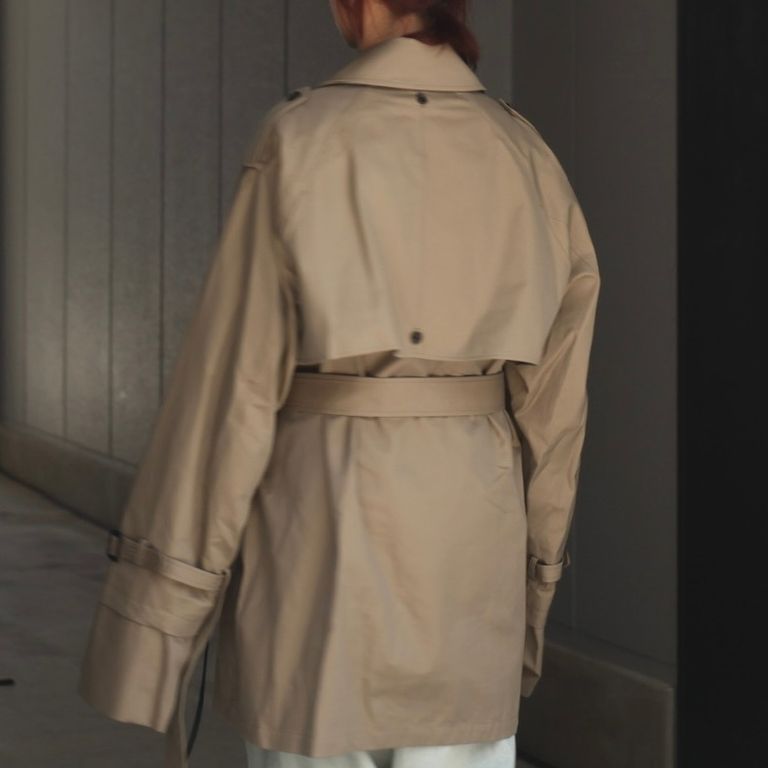 ssstein - 【残りわずか】Layered Short Trench Coat | ACRMTSM ONLINE 