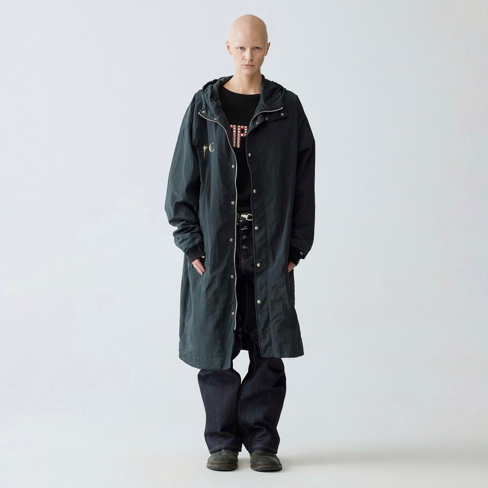 Midorikawa (LINEN DOCKING RIDERS JACKET Black) 通販