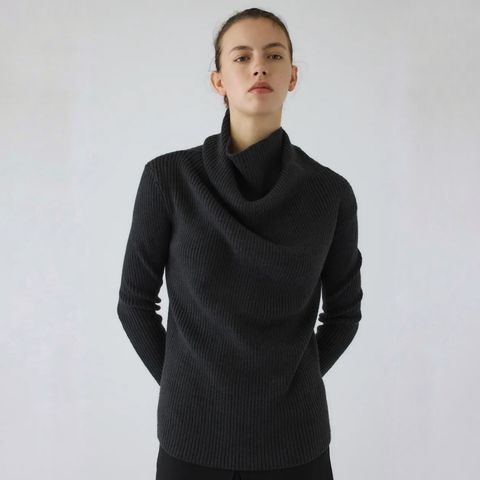 【残り一点】Back Shoulder Rib Knit Tops