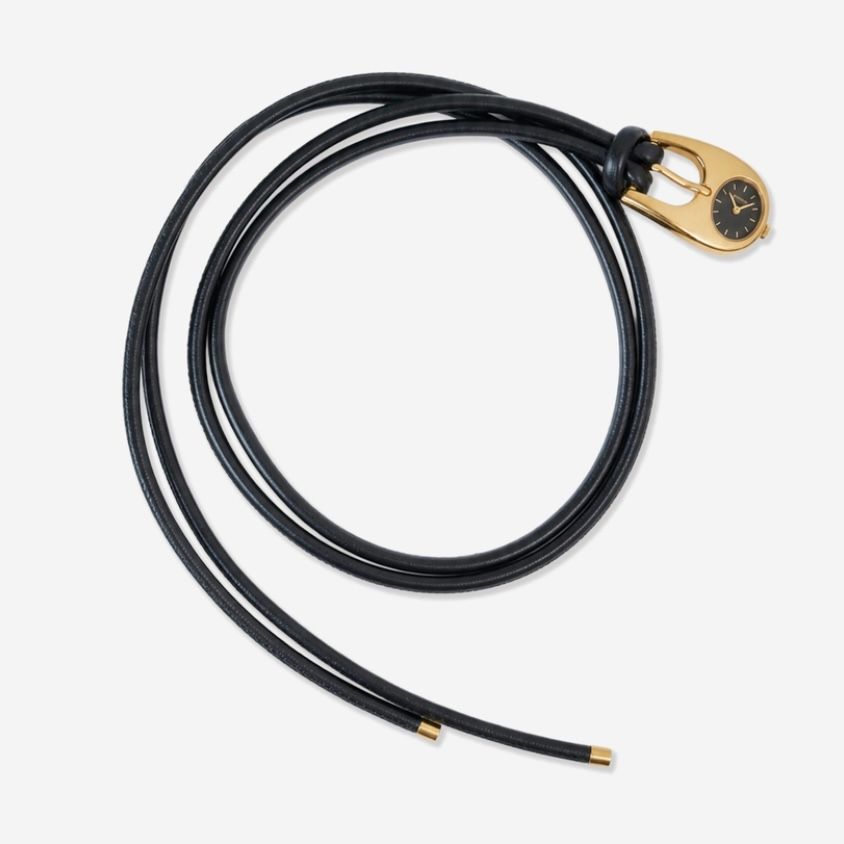 【残り一点】Buckle Watch Knot Cord(BLACK×GOLD)