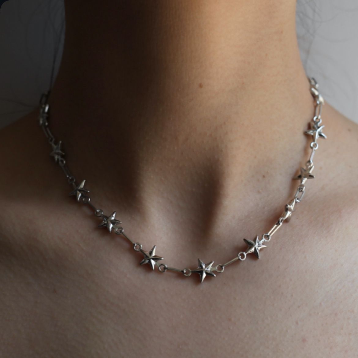 【再販売通知受付可能】Star Necklace(SILVER)