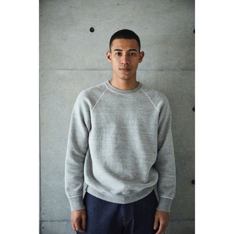 【残りわずか】Loop Wheel Crew Neck Sweat Shirt