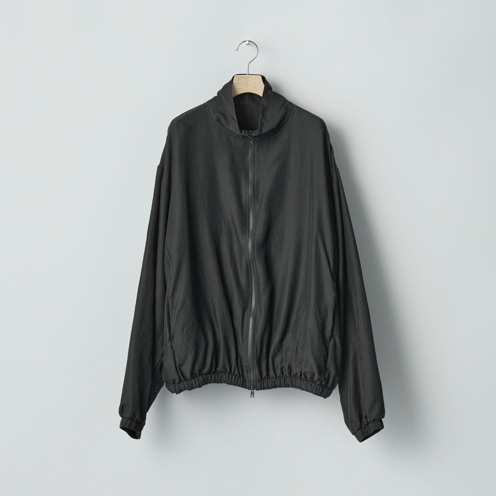 ssstein - 【残りわずか】Wool/Silk Shirred Light Zip Jacket