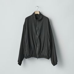 【残りわずか】Wool/Silk Shirred Light Zip Jacket