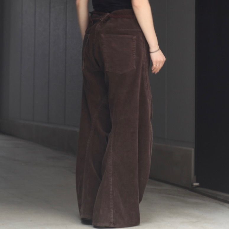 【残りわずか】3D Twisted Wide Leg 5P Pants