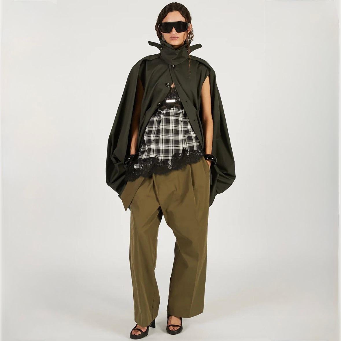 【残り一点】アシンメトリーレースキャミソール