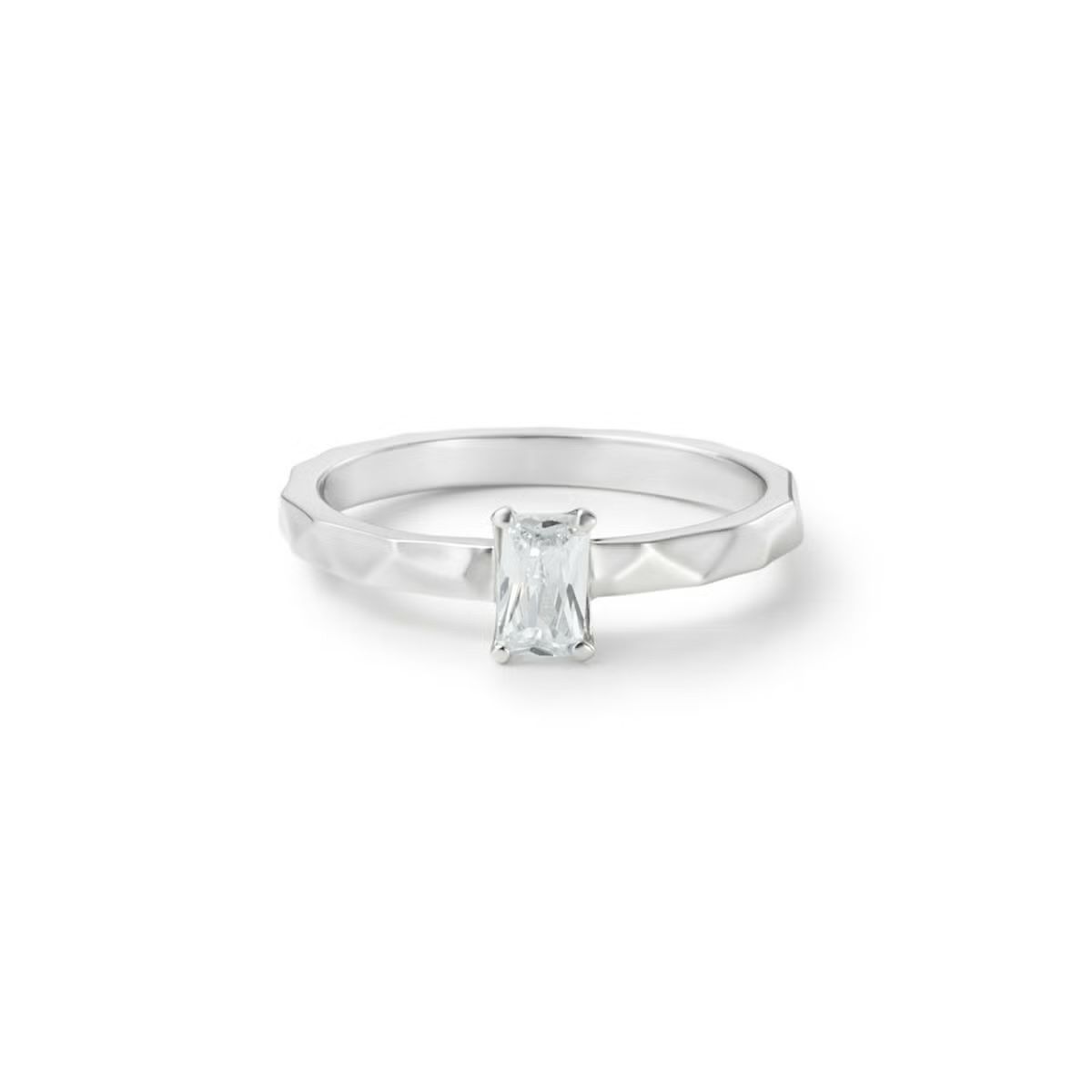 【お取り寄せ注文可能】Quon Square Ring(PLATINUM950)