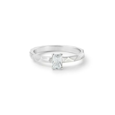 【お取り寄せ注文可能】Quon Square Ring(PLATINUM950)