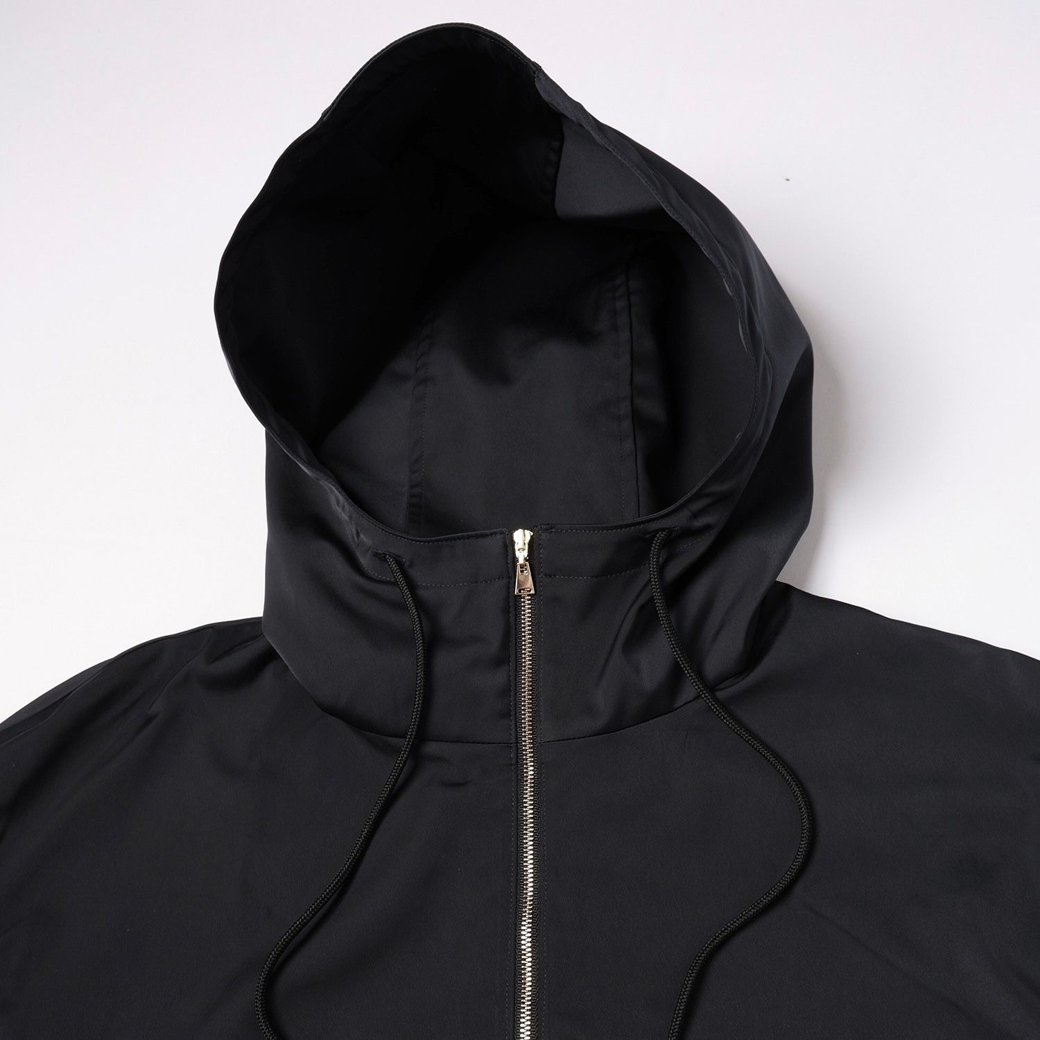 【残り一点】Double Satin Half Zip Anorak Hoodie