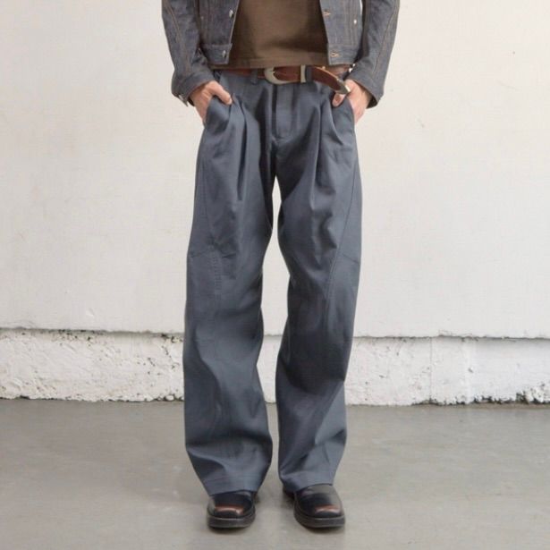 【残り一点】2Tucked Twisted Trousers