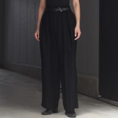 【残り一点】ウールツータックワイドスラックス