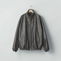 【残りわずか】Sheep Leather Stand Collar Jacket