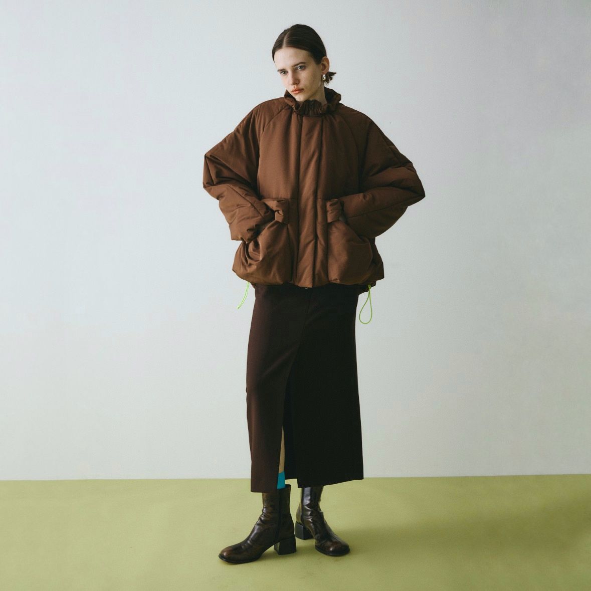 【残り一点】Frill Neck Padded Blouson