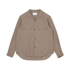 【残り一点】Linen Open Collor Shirt