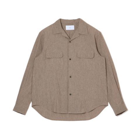 【残り一点】Linen Open Collor Shirt