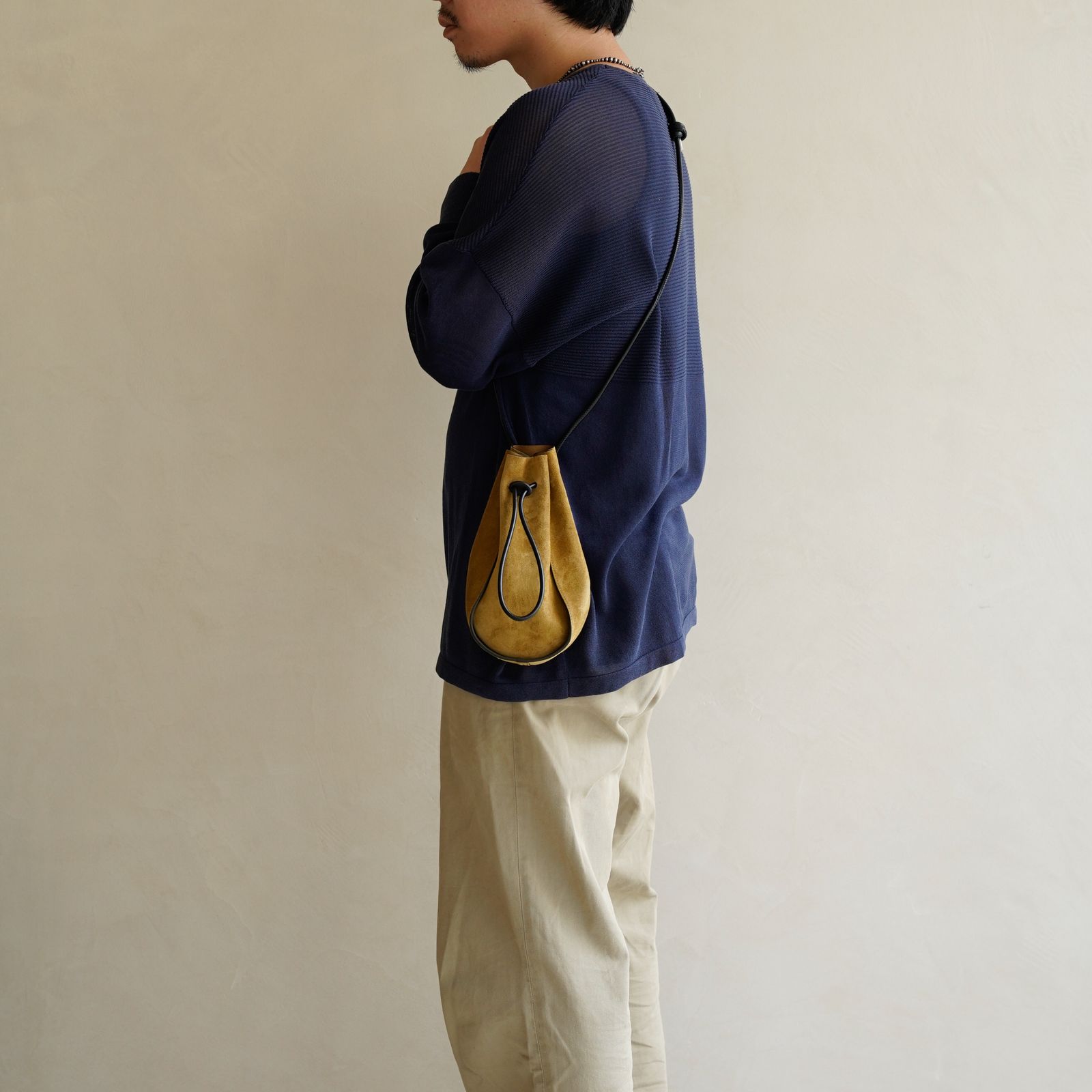 【残り一点】Herrie Kinchaku Pouch_GPM(MOSSA LDN)