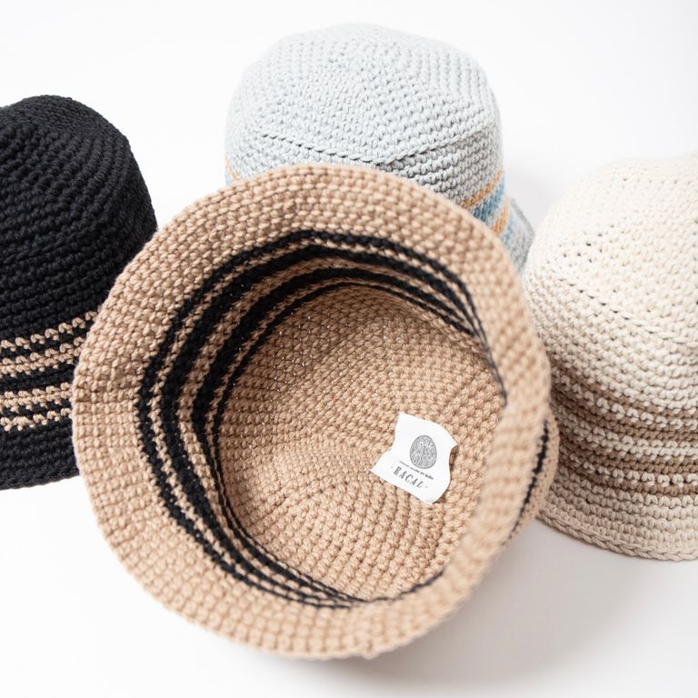 Racal - 【残り一点】Hand Knit Crusher Hat | ACRMTSM ONLINE STORE