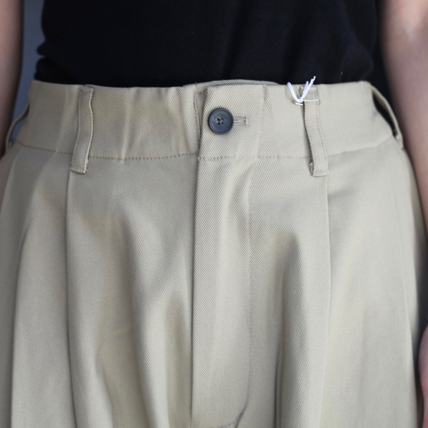 【残り一点】コットンツイルイージーパンツ