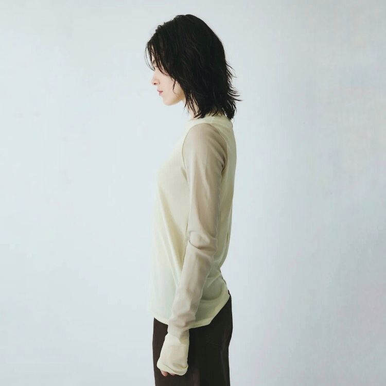 【残り一点】Bi Color Mesh Inner Tops