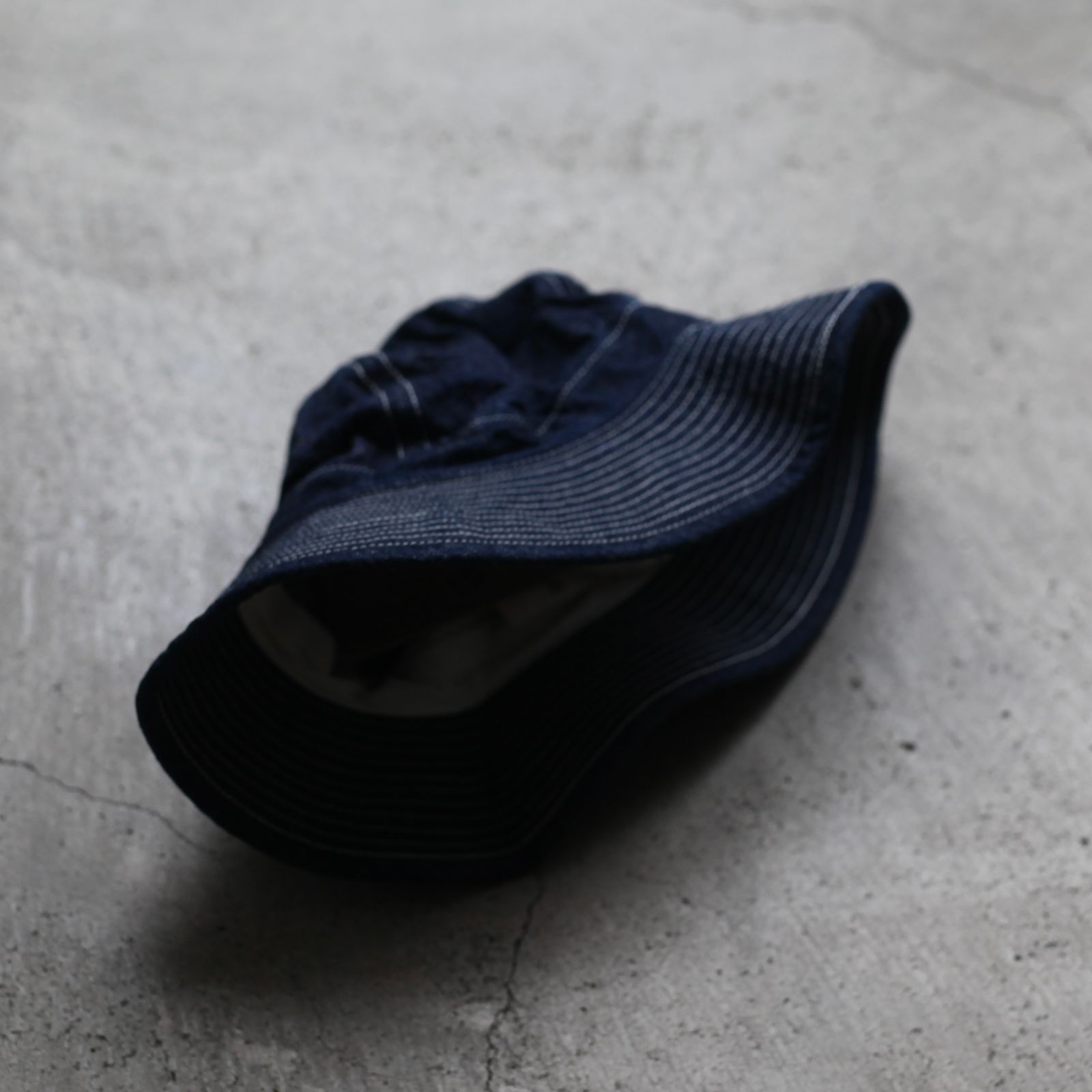 orSlow オアスロウ U.S.NAVYハット ミリタリーハット ヘリンボーン orslow[オアスロウ] US NAVY HAT HERRINGBONE [03--001-16A