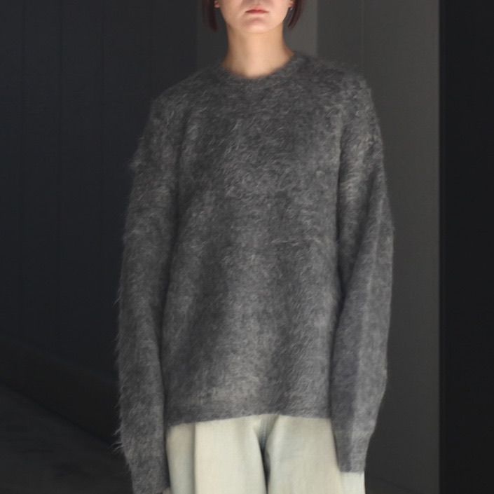 【残りわずか】Kid Mohair Knit Crew Neck LS