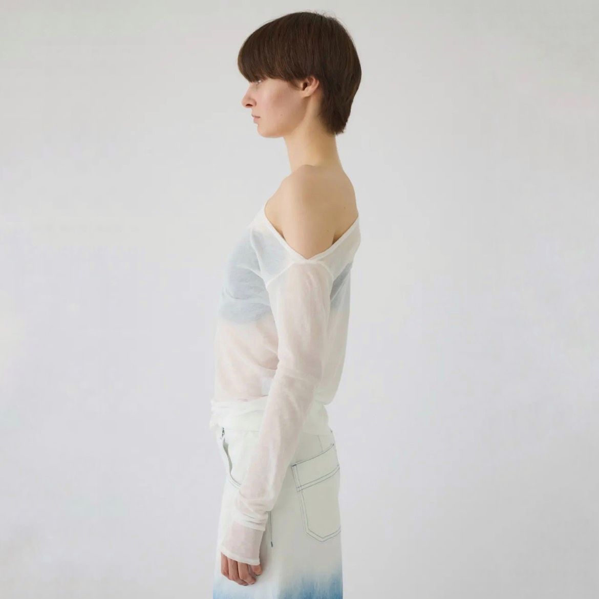 【残り一点】Asymmetry Cut Tops
