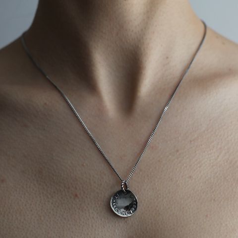 【残りわずか】Stairway to Heaven Coin Pendant(SILVER)