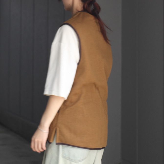 【残り一点】Warm Pile Waistcoat Zip In Liner