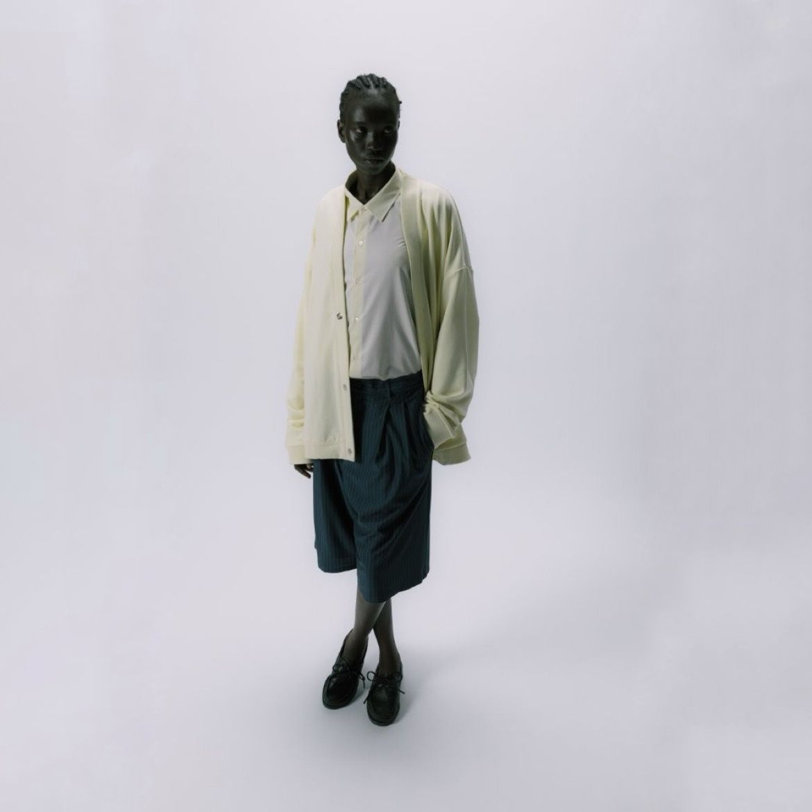 【残り一点】36G Silk Stripe Shorts